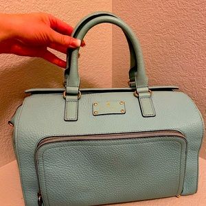 Kate Spade Teal Shoulder Bag with Crossbody Strap and Dust Cover